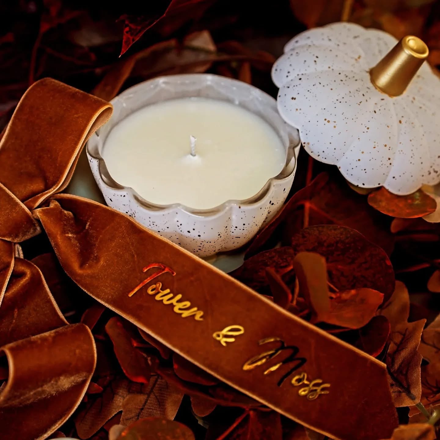 Small Pumpkin Candle