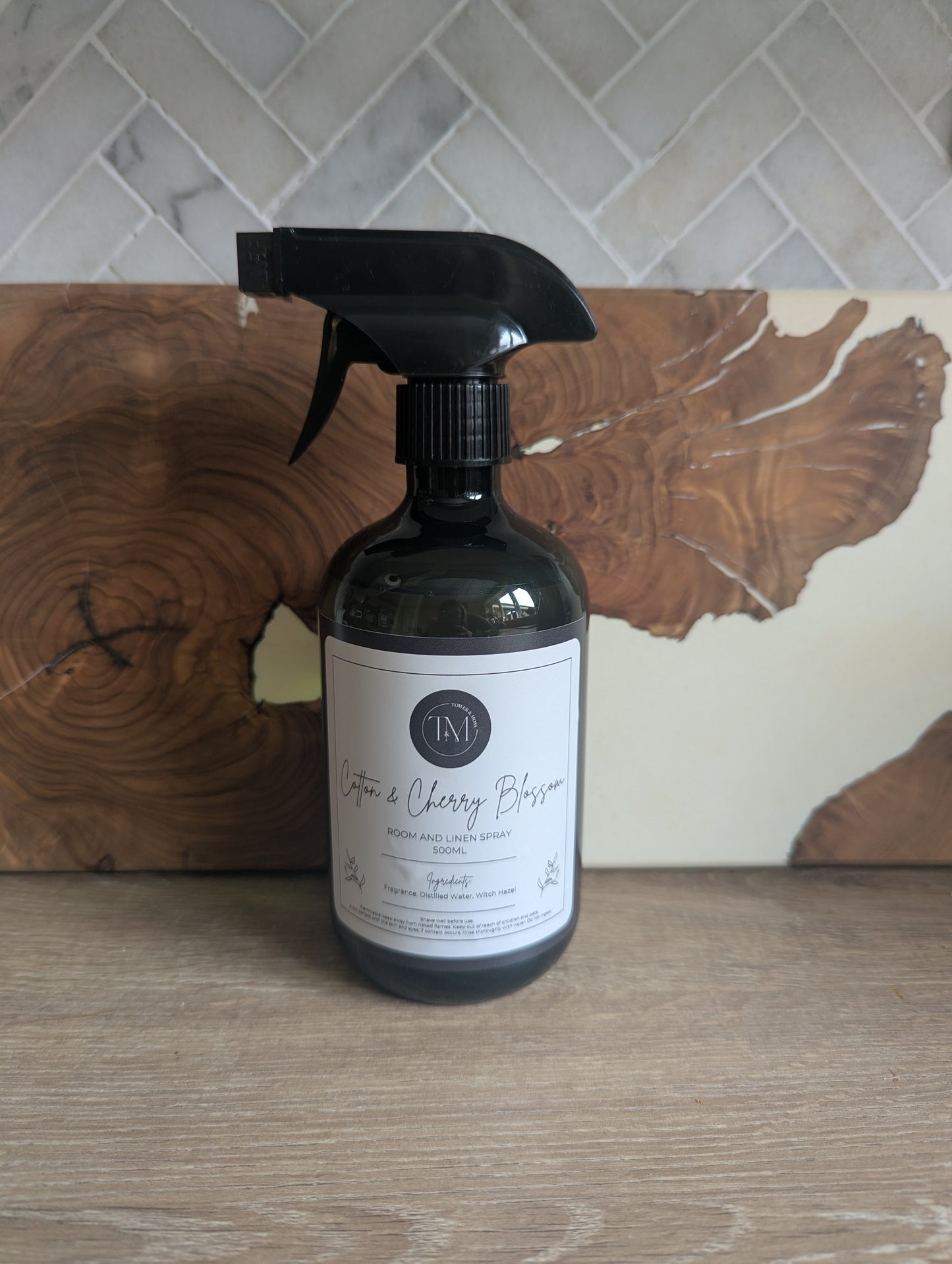 Room & Linen Spray - Cotton & Cherry Blossom 500ml
