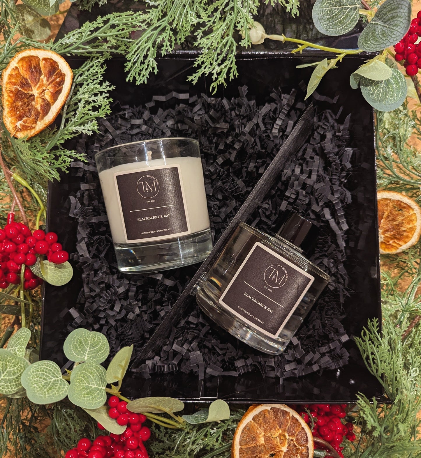 Candle & Reed Diffuser Gift Set