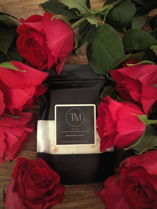 Rhubarb & Rose Wax Melts