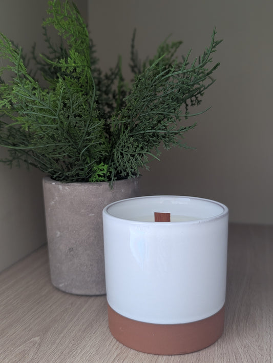 Alfresco Candle - Ceramic & Terracotta